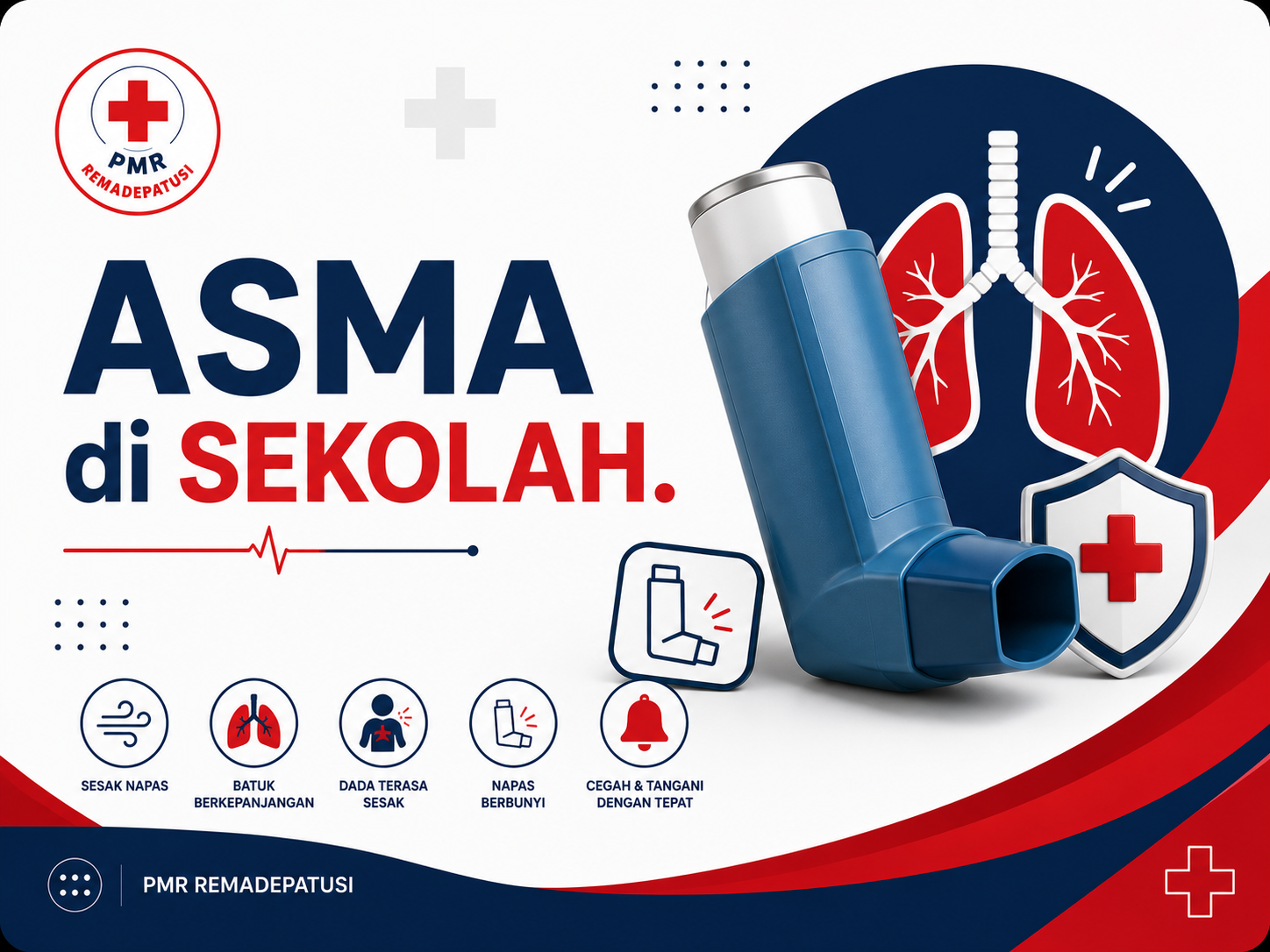 Banner ilustrasi Asma di Sekolah